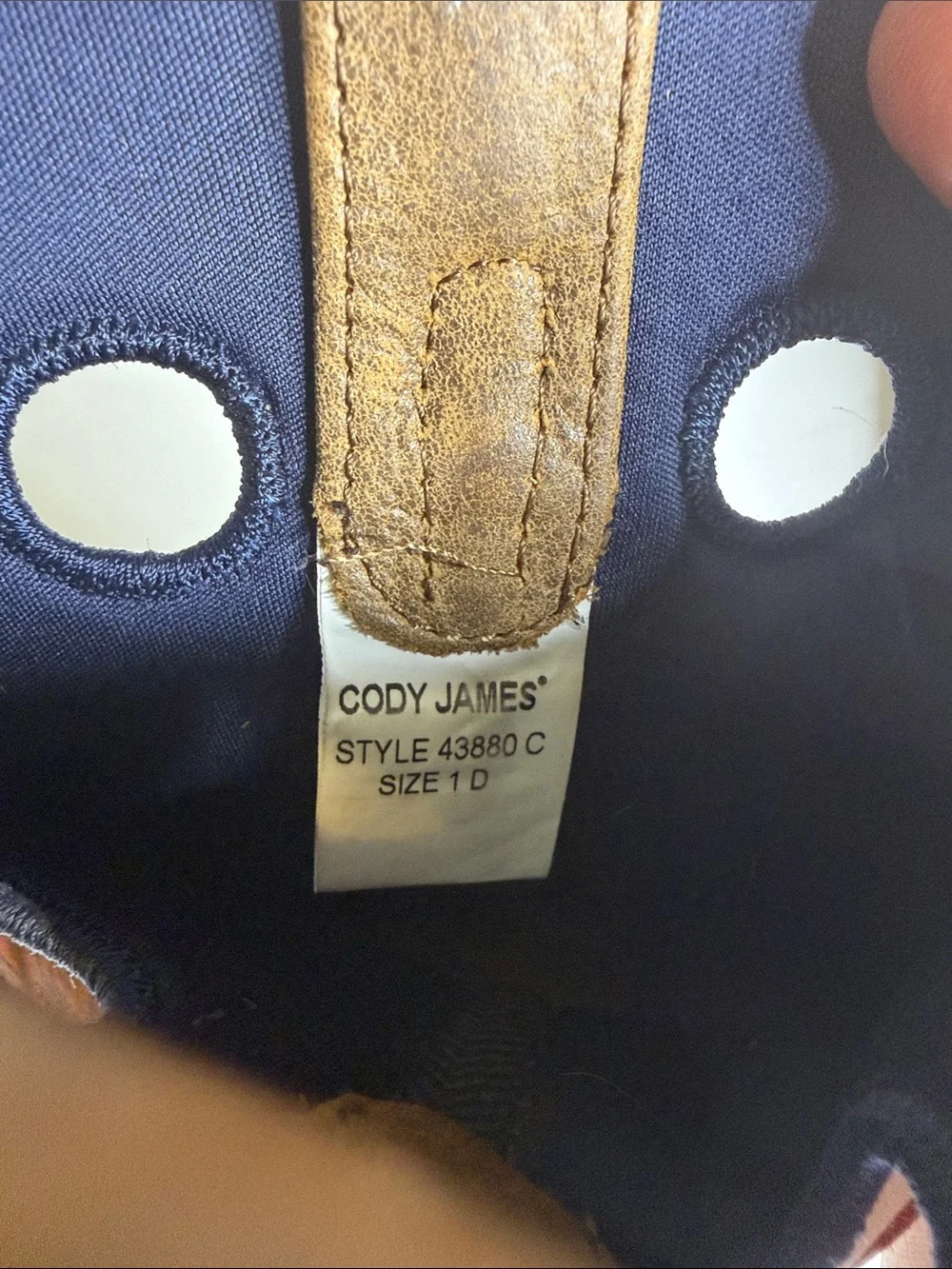 CODY JAMES BOYS' USA FLAG WESTERN BOOTS - BROAD SQUARE TOE size 1D